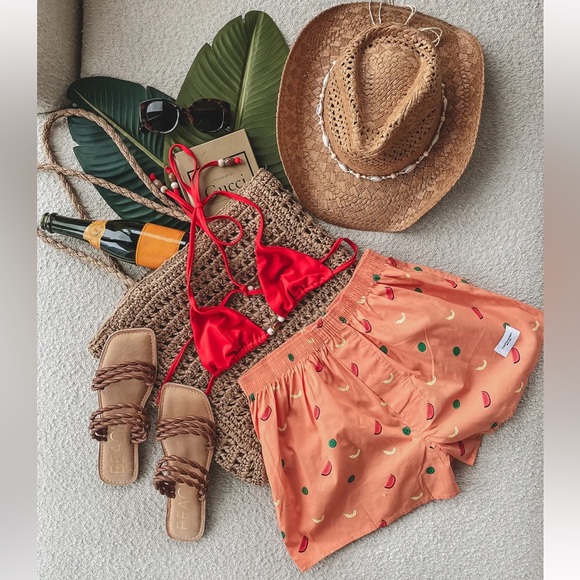 NWT CURATED BASICS FUN IN THE SUN☀️PATTERNED FASHION BOXERS-FRUITS🍉🍌🥝,S,BNWT - Picture 5 of 9